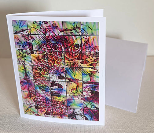 Koi Greeting Card