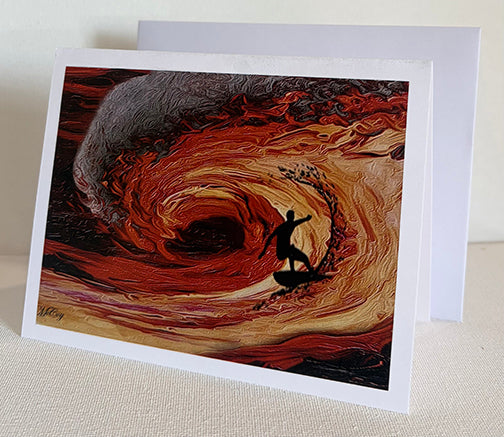 Lava Tube Greeting Card